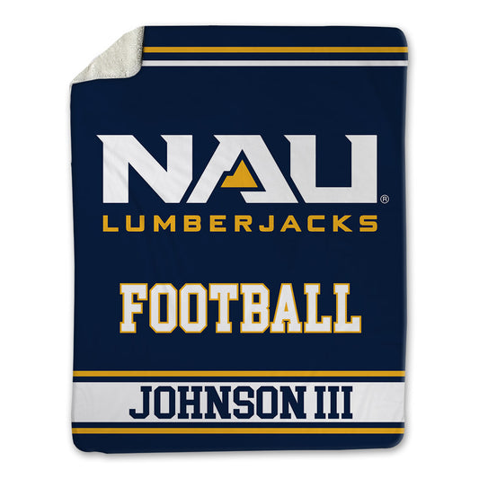 Northern Arizona - NCAA Football : Jerry Johnson III - Blanket-0