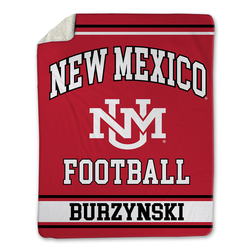 New Mexico - NCAA Football : Jack Burzynski - Blanket-0