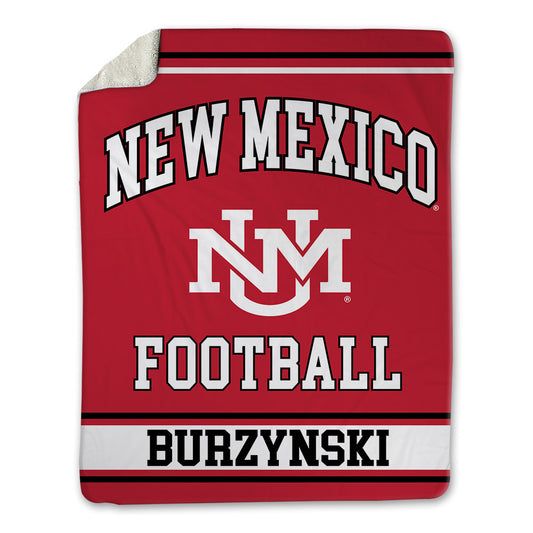 New Mexico - NCAA Football : Jack Burzynski - Blanket-0