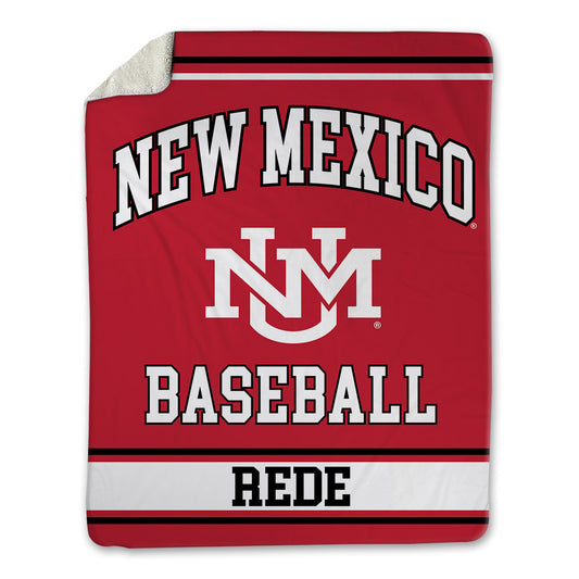 New Mexico - NCAA Baseball : Garrett Rede - Blanket-0