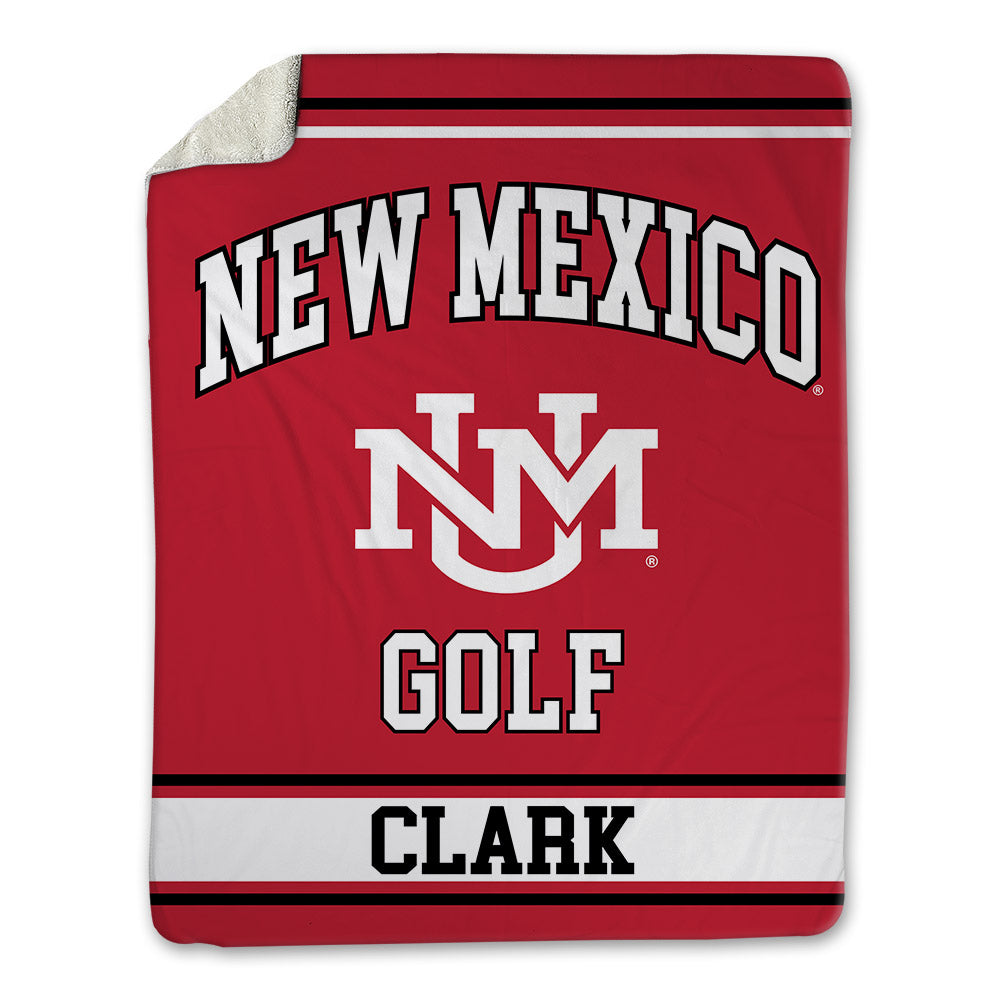 New Mexico - NCAA Men's Golf : Johnnie Clark - Blanket-0