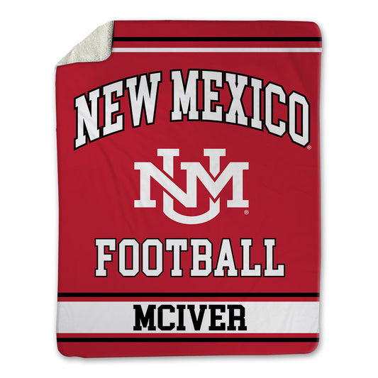 New Mexico - NCAA Football : Jalen McIver - Blanket-0