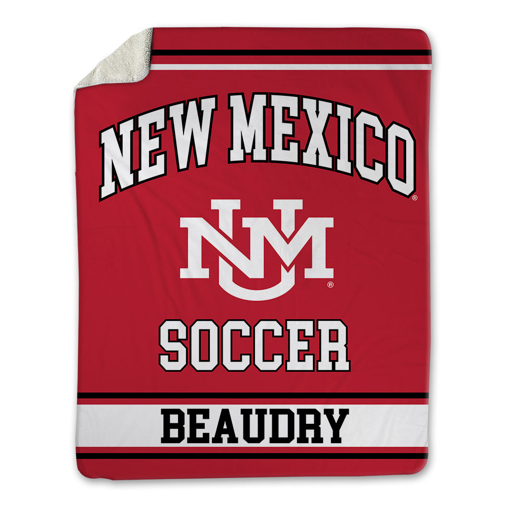 New Mexico - NCAA Women's Soccer : Gabby Beaudry - Blanket-0