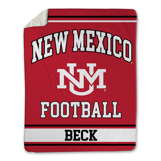 New Mexico - NCAA Football : Caden Beck - Blanket-0
