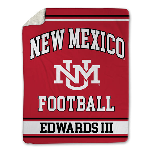 New Mexico - NCAA Football : Frankie Edwards III - Blanket-0