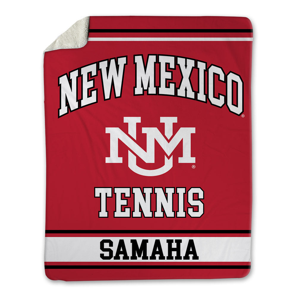 New Mexico - NCAA Men's Tennis : Georgio Samaha - Blanket-0