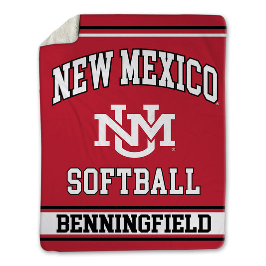 New Mexico - NCAA Softball : Caitlin Benningfield - Blanket-0