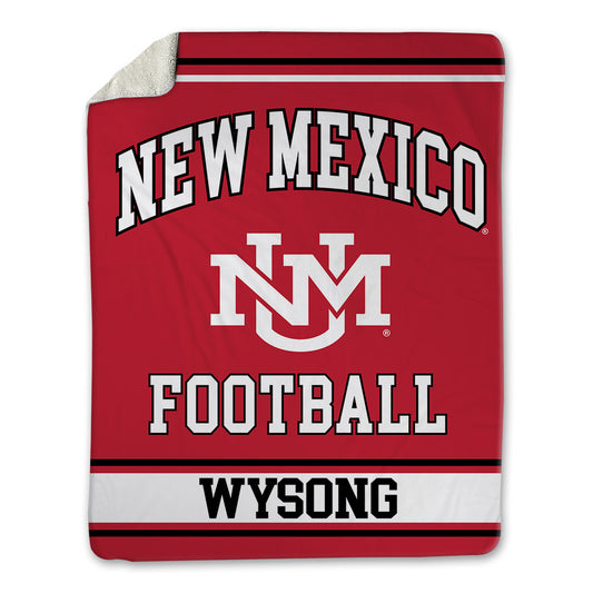 New Mexico - NCAA Football : Evan Wysong - Blanket-0