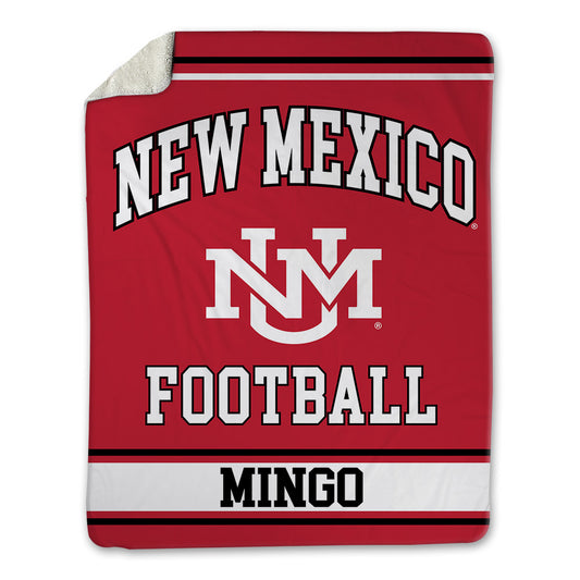 New Mexico - NCAA Football : Massiah Mingo - Blanket-0