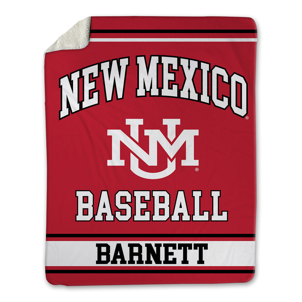 New Mexico - NCAA Baseball : Logan Barnett - Blanket-0