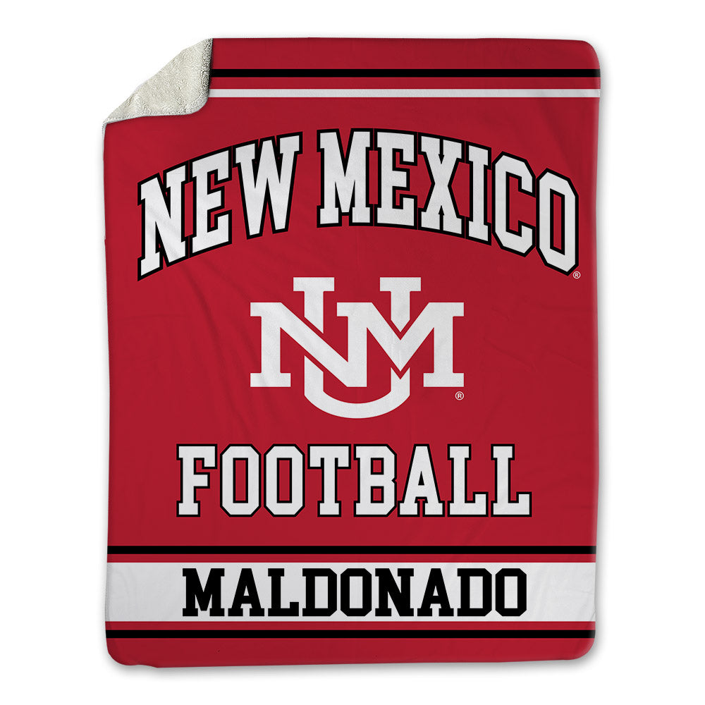 New Mexico - NCAA Football : Jacob Maldonado - Blanket-0