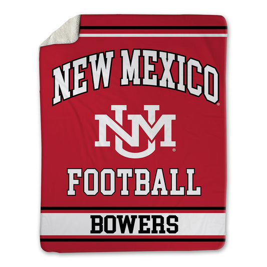 New Mexico - NCAA Football : Darrion Bowers - Blanket-0