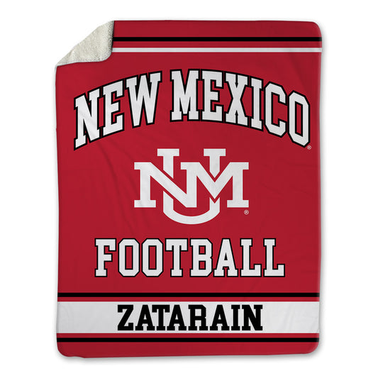 New Mexico - NCAA Football : Enrique Zatarain - Blanket-0