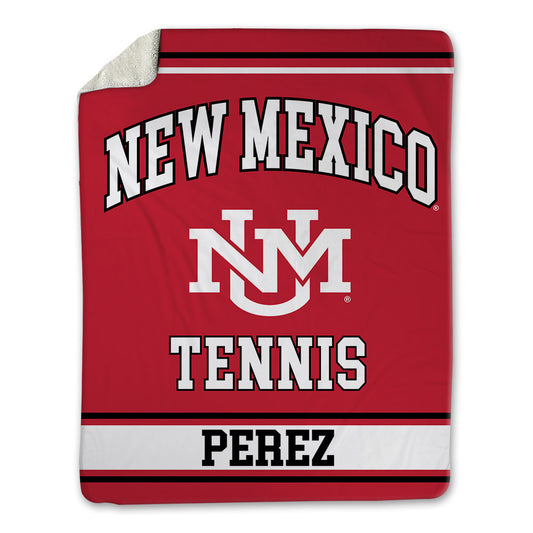 New Mexico - NCAA Men's Tennis : Alberto Perez - Blanket-0