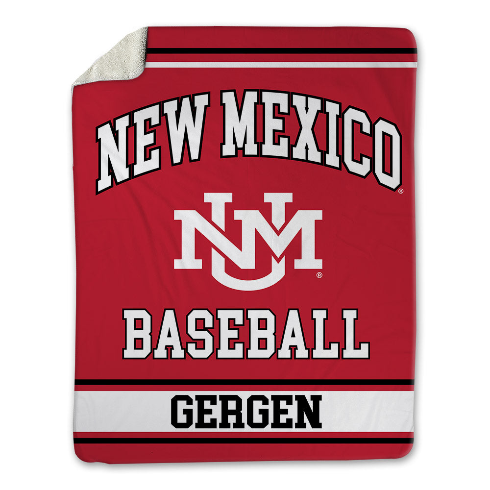 New Mexico - NCAA Baseball : Jacob Gergen - Blanket-0