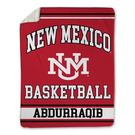 New Mexico - NCAA Women's Basketball : Laila Abdurraqib - Blanket-0