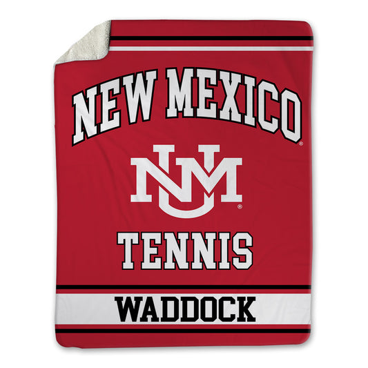 New Mexico - NCAA Men's Tennis : Tyler Waddock - Blanket-0