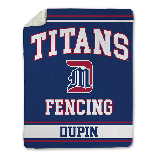 Detroit Mercy - NCAA Women's Fencing : Shana Dupin - Blanket-0