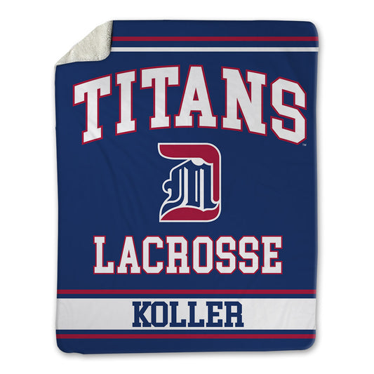 Detroit Mercy - NCAA Women's Lacrosse : Julienna Koller - Blanket-0