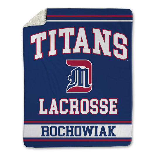 Detroit Mercy - NCAA Men's Lacrosse : Sam Rochowiak - Blanket-0