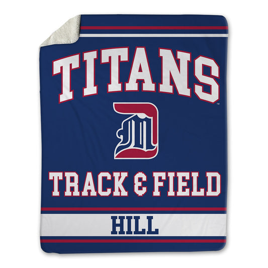 Detroit Mercy - NCAA Women's Track & Field : Nadia Hill - Blanket-0