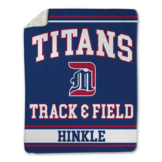 Detroit Mercy - NCAA Men's Track & Field : Avan Hinkle - Blanket-0