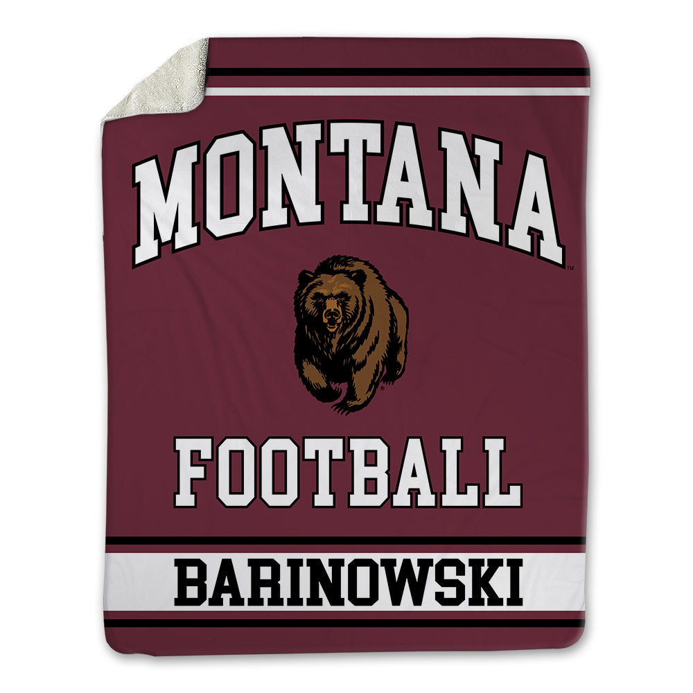 Montana - NCAA Football : Ryder Barinowski - Blanket-0