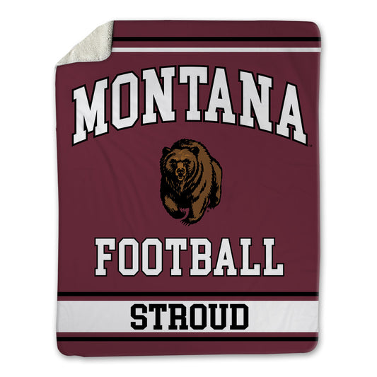 Montana - NCAA Football : Gabe Stroud - Blanket-0