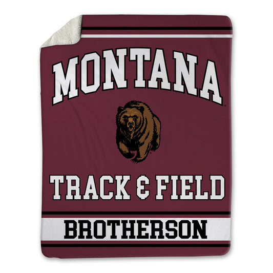 Montana - NCAA Men's Track & Field : Easton Brotherson - Blanket-0