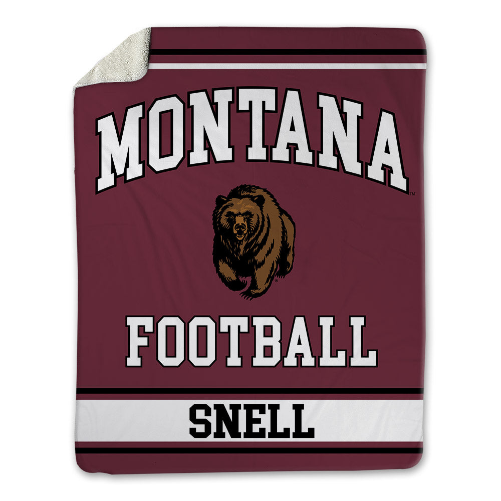 Montana - NCAA Football : William Snell - Blanket-0