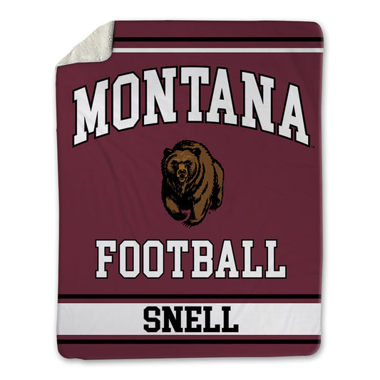 Montana - NCAA Football : William Snell - Blanket-0