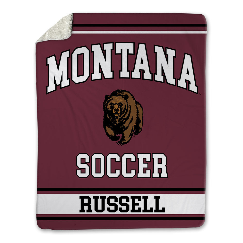 Montana - NCAA Women's Soccer : Grace Russell - Blanket-0