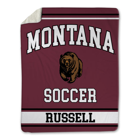 Montana - NCAA Women's Soccer : Grace Russell - Blanket-0