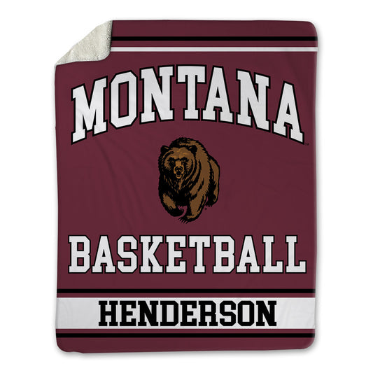 Montana - NCAA Men's Basketball : Chaseh Henderson - Blanket-0
