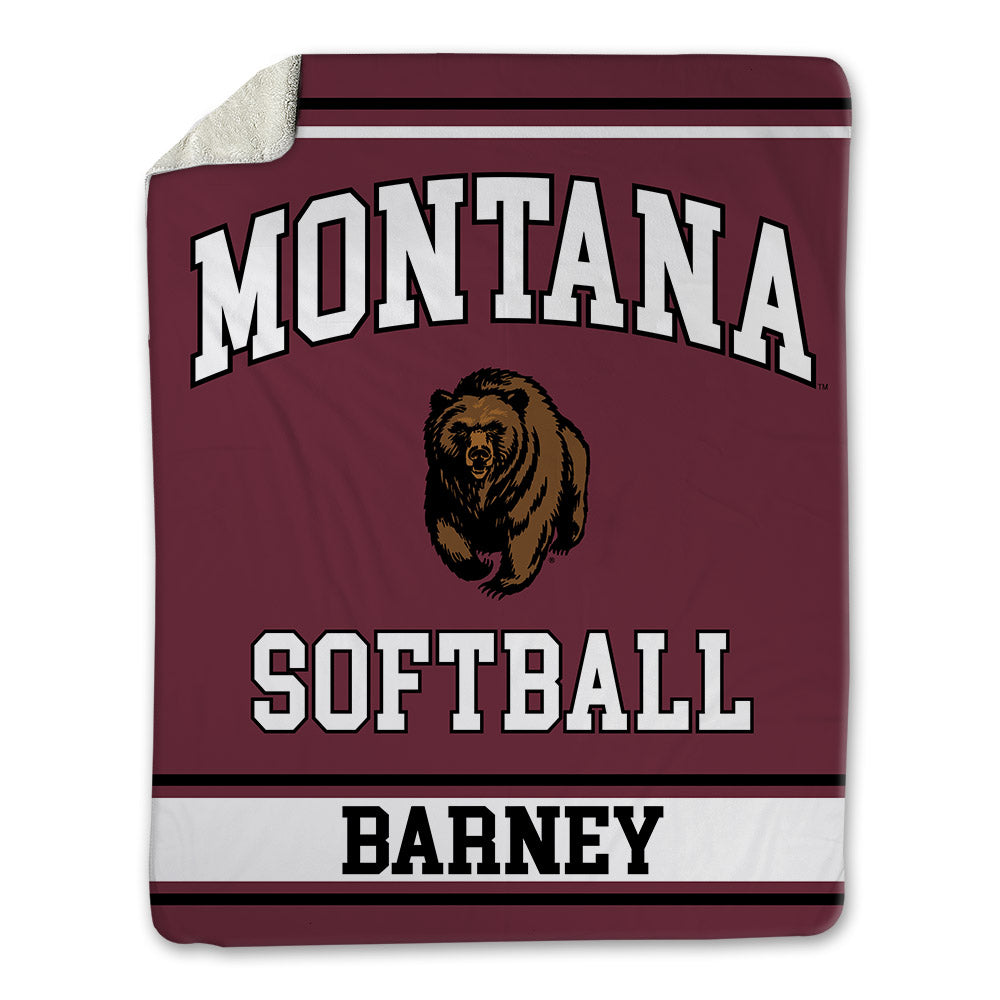 Montana - NCAA Softball : Jenna Barney - Blanket-0