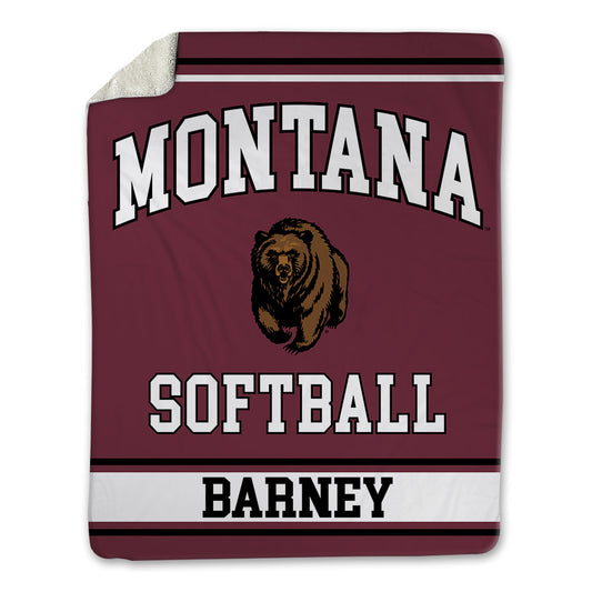 Montana - NCAA Softball : Jenna Barney - Blanket-0