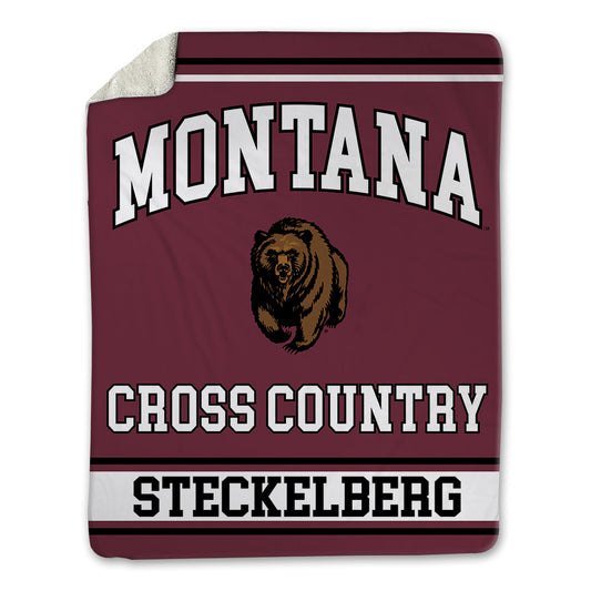 Montana - NCAA Men's Cross Country : Carson Steckelberg - Blanket-0
