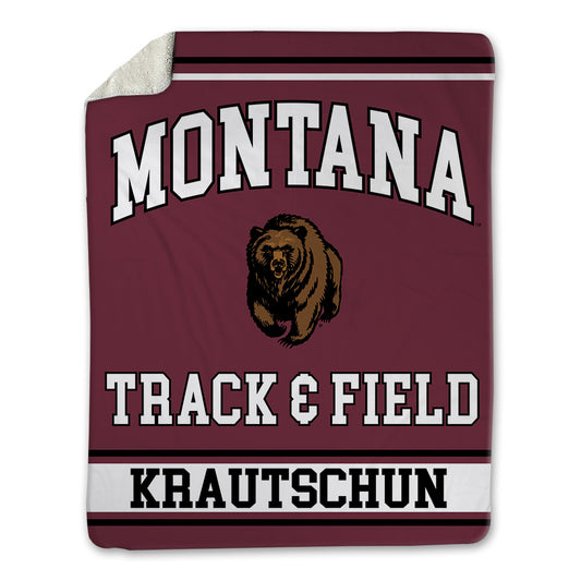 Montana - NCAA Men's Track & Field : Lane Krautschun - Blanket-0