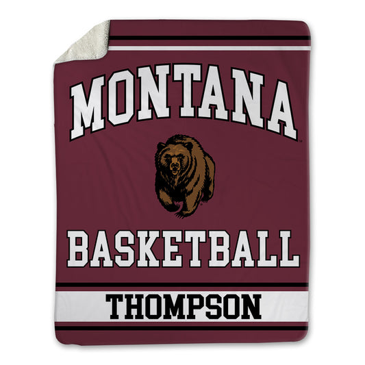 Montana - NCAA Men's Basketball : Tyler Thompson - Blanket-0