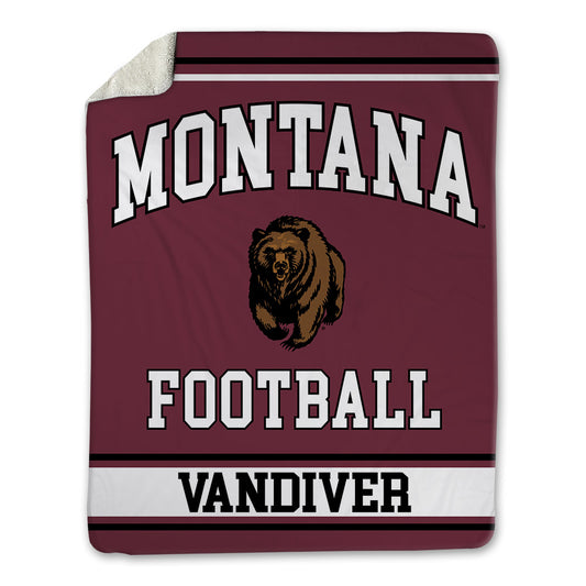 Montana - NCAA Football : Campbell Vandiver - Blanket-0