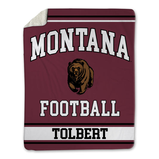 Montana - NCAA Football : Elijawah Tolbert - Blanket-0