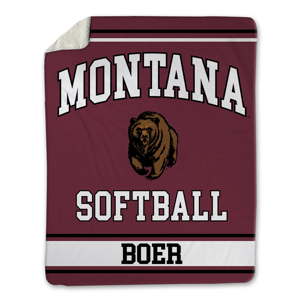 Montana - NCAA Softball : Hailey Boer - Blanket-0