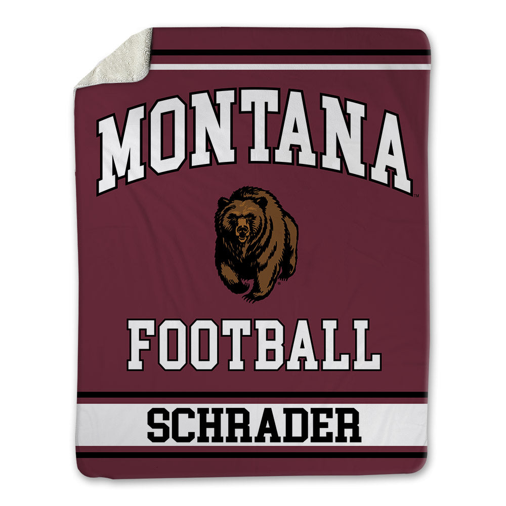Montana - NCAA Football : Hudson Schrader - Blanket-0