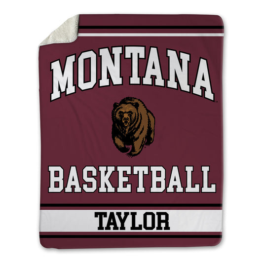 Montana - NCAA Men's Basketball : Trae Taylor - Blanket-0