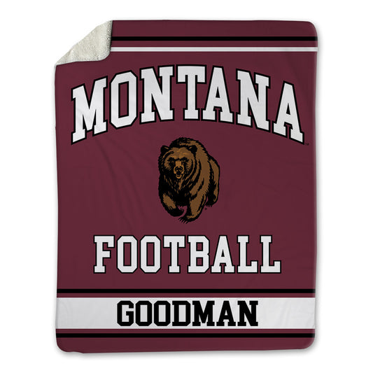 Montana - NCAA Football : Styles Goodman - Blanket-0