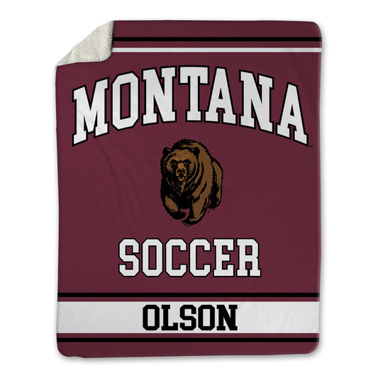 Montana - NCAA Women's Soccer : Grace Olson - Blanket-0