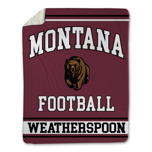 Montana - NCAA Football : Rodney Weatherspoon - Blanket-0