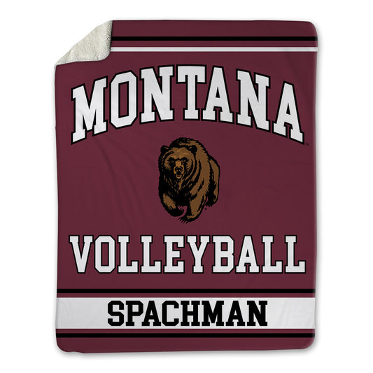 Montana - NCAA Women's Volleyball : Carley Spachman - Blanket-0