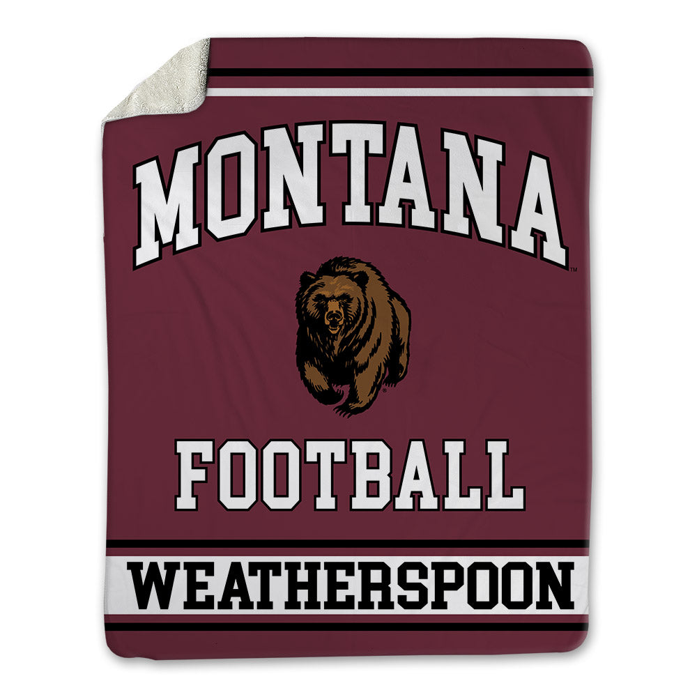 Montana - NCAA Football : Rodney Weatherspoon - Blanket-0