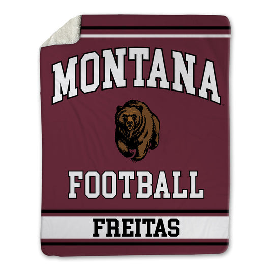 Montana - NCAA Football : Lucas Freitas - Blanket-0